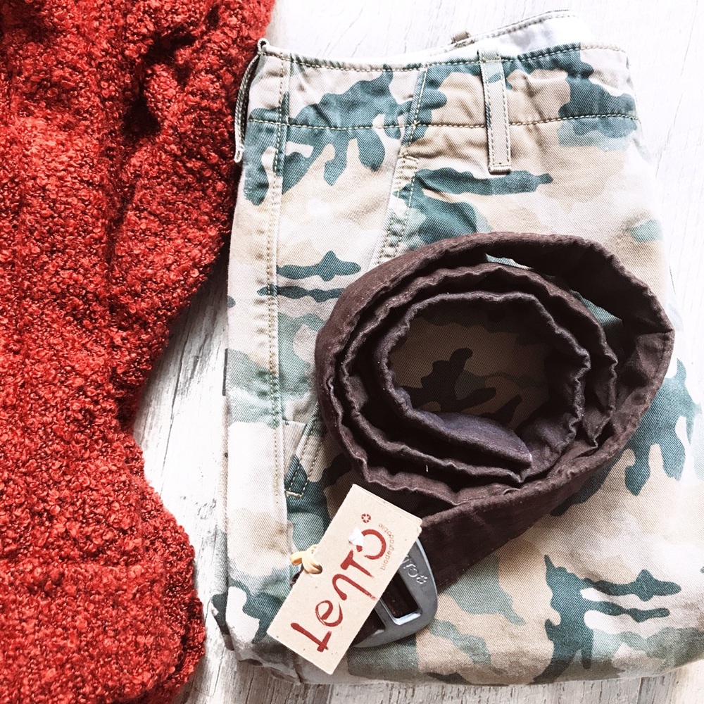 Lento organic cotton belt